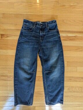 Madewell Barrel Darted Jeans 100% Cotton